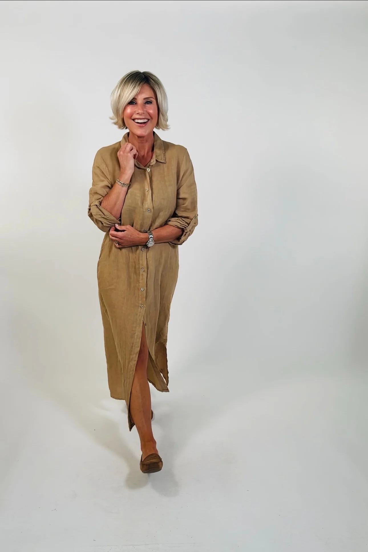 Linnen Blouse Jurk